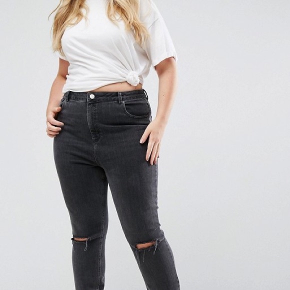 ASOS Curve Denim - NEW ASOS Curve Distressed Jeans